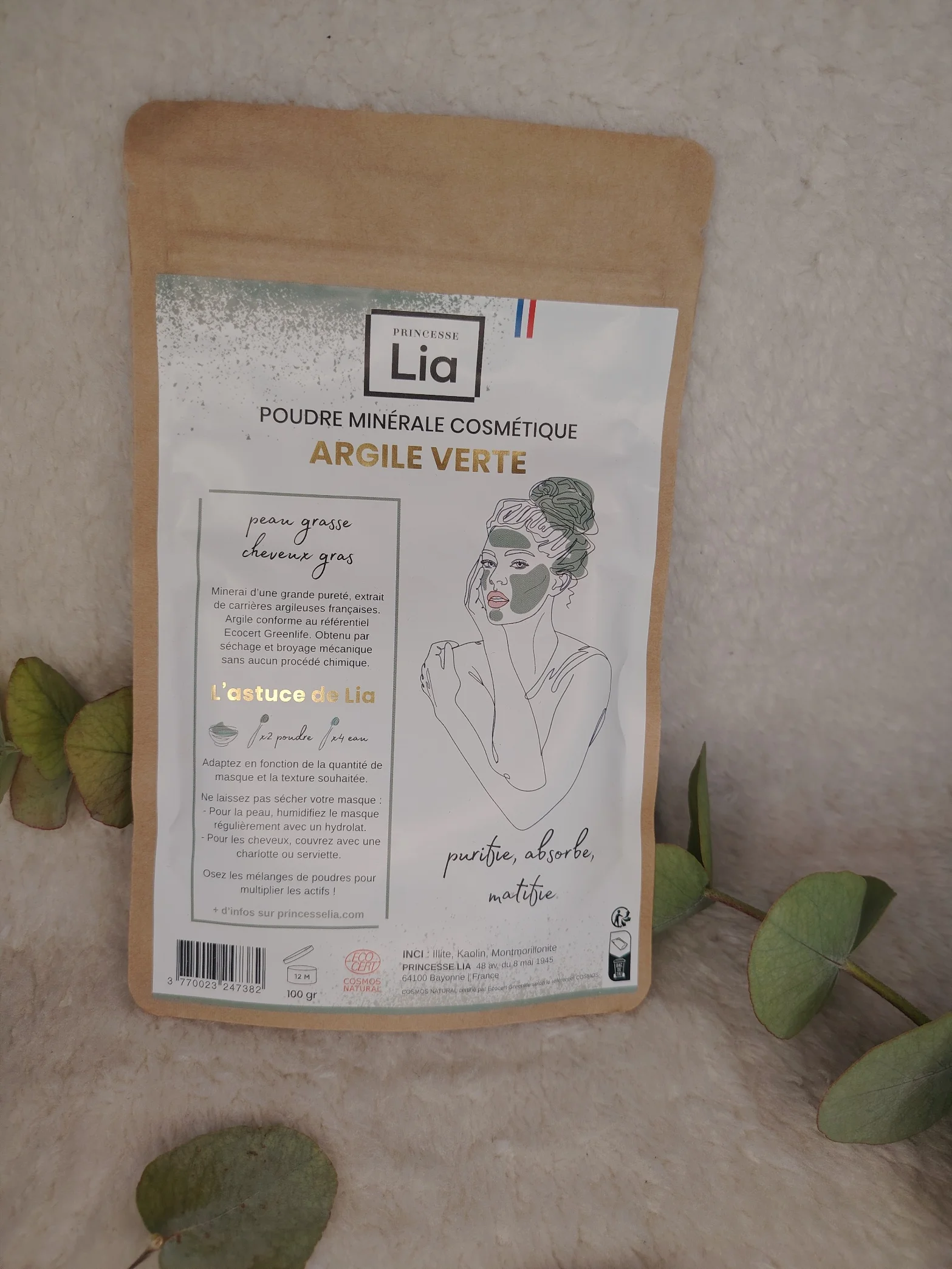 Argile verte PRINCESSE LIA