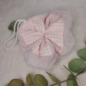 Fleur de douche rose Bi matière Quintessence