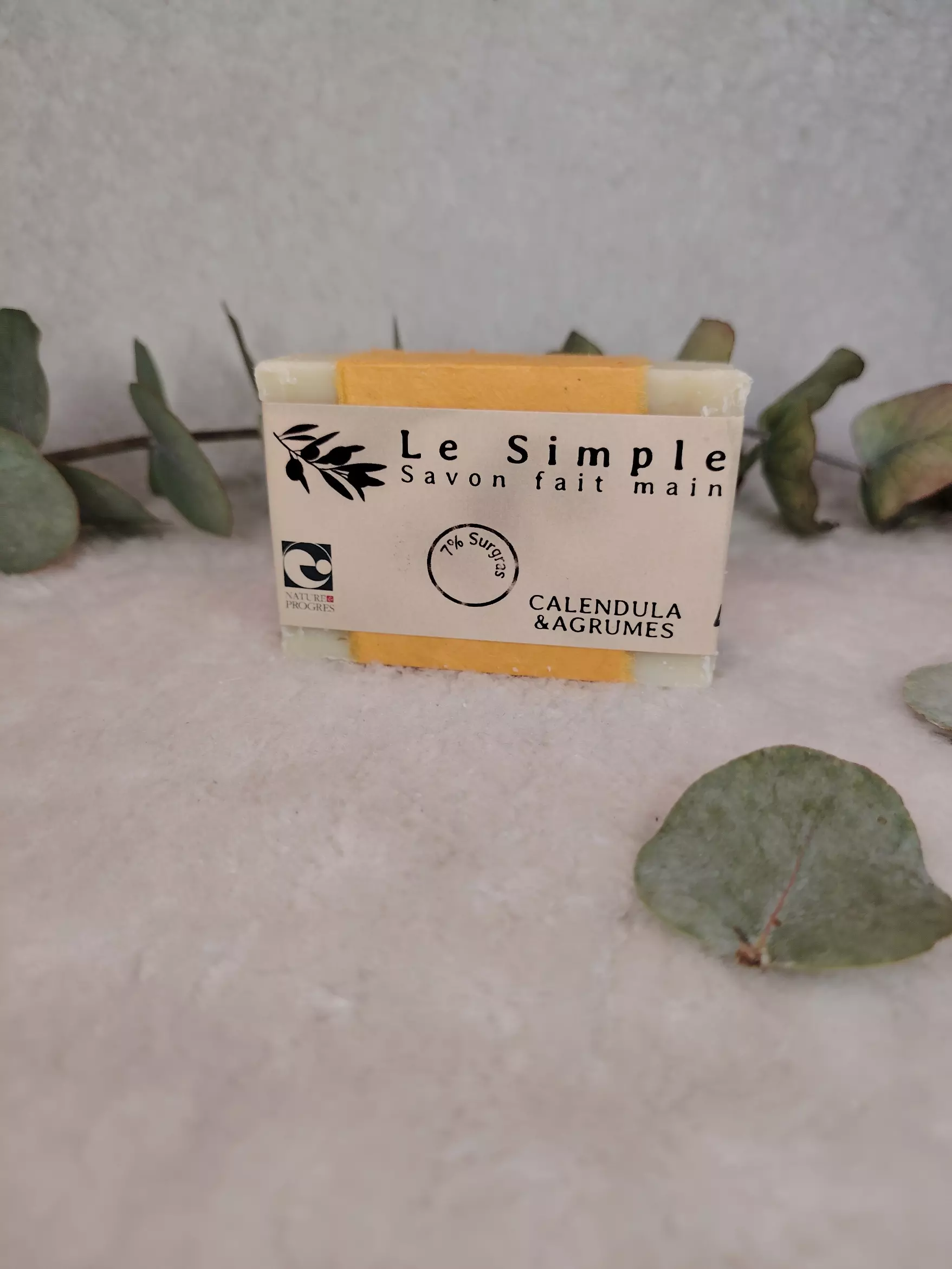Savon solide Calendula agrumes Le Simple