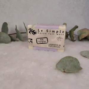 Savon solide Lavandin patchouli au lait de brebis Le Simple