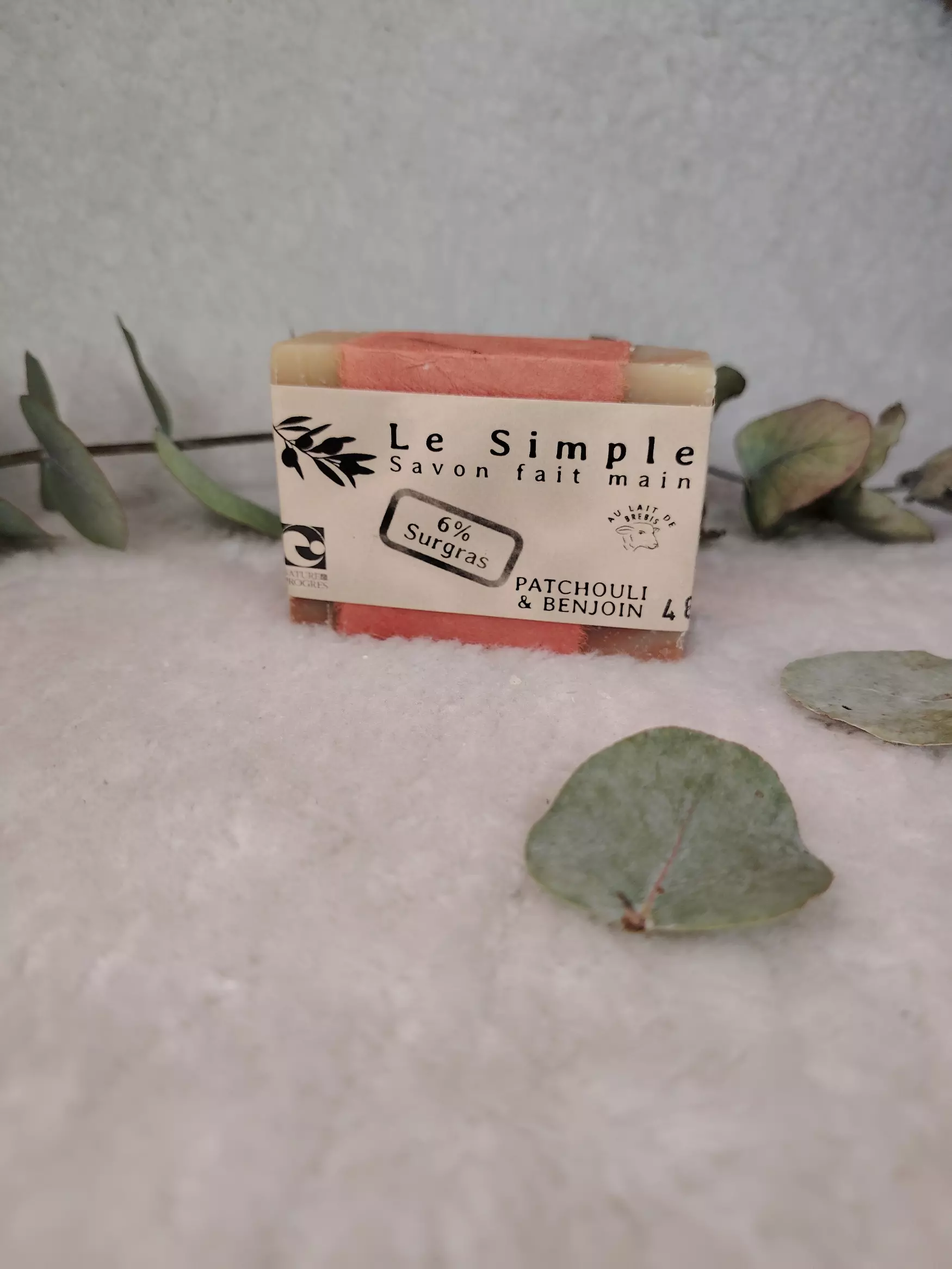 Savon solide Patchouli Benjoin Le Simple