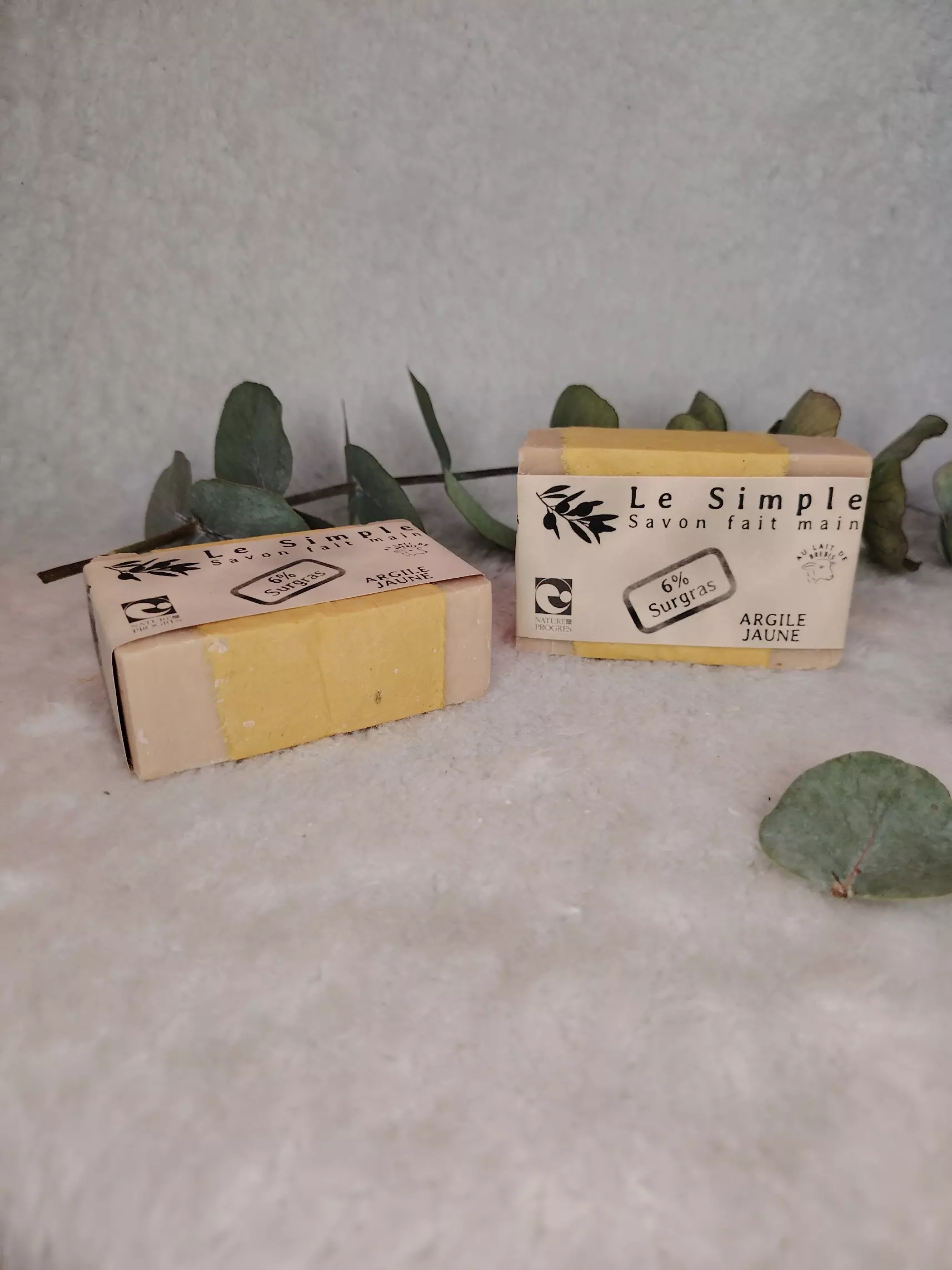 Savon Argile jaune et lait de brebis Le Simple