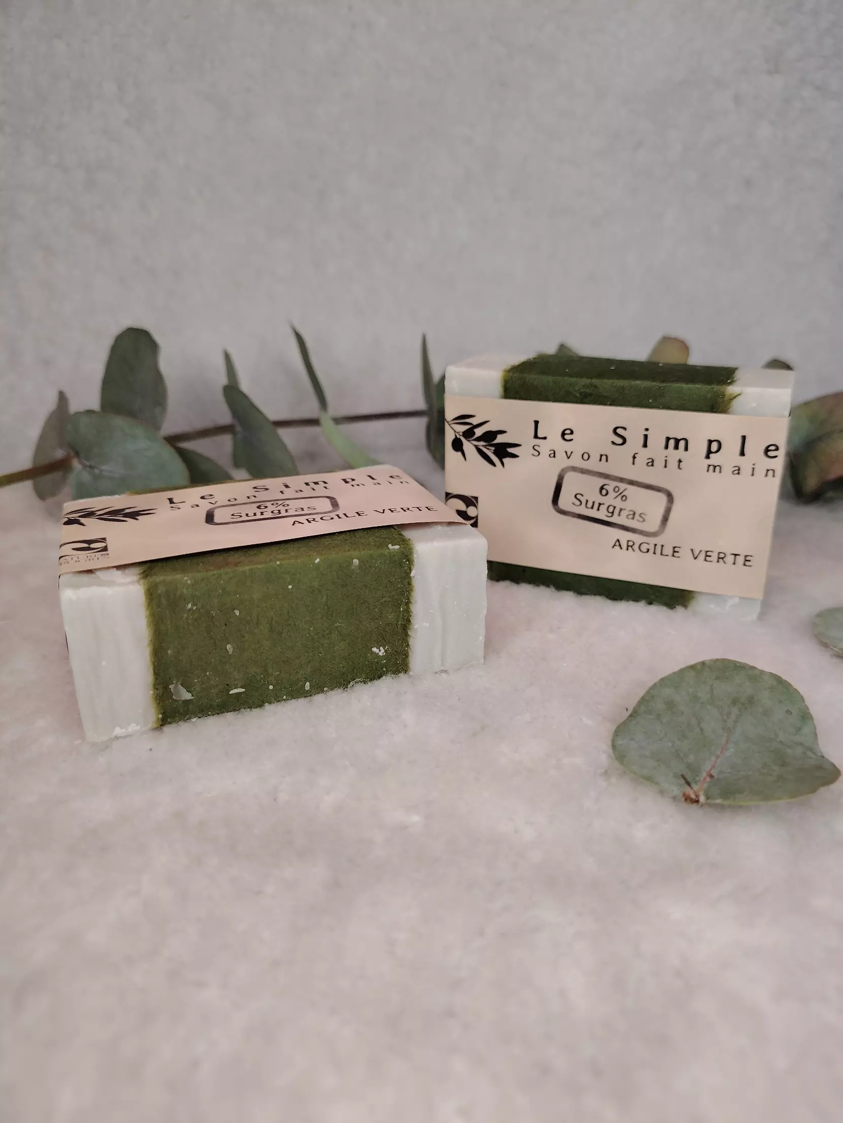 Savon solide Argile verte Le Simple